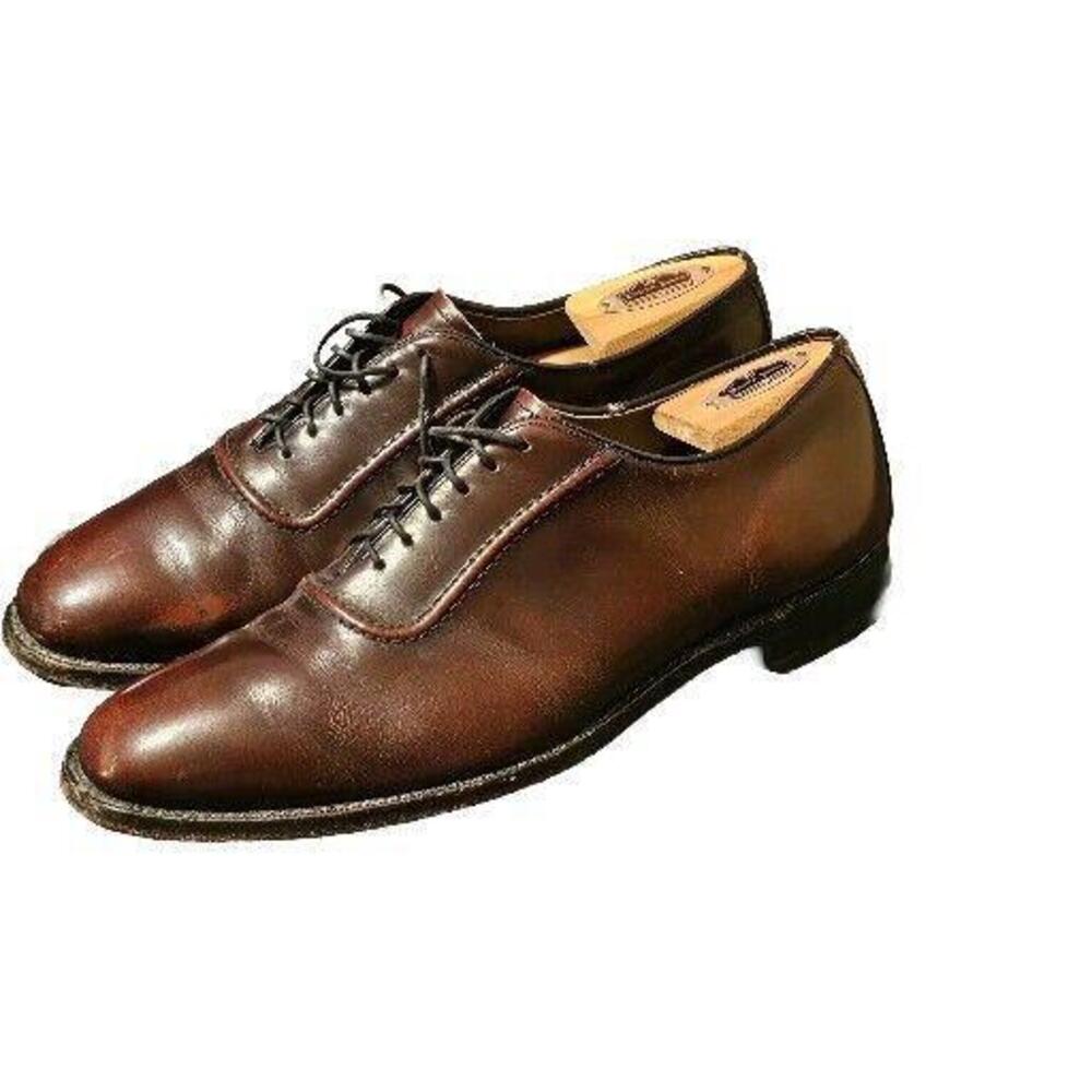 JOHNSTON MURPHY Aristocraft Men's Oxford Brown Leather Shoes Size ?